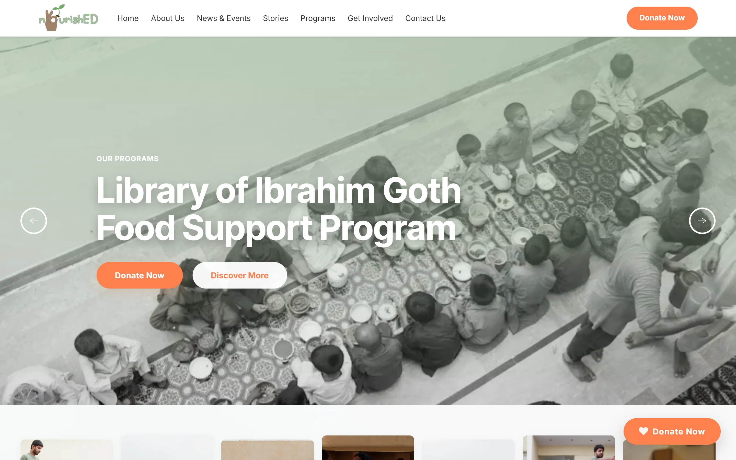 NourishED Platform & Odoo CMS UI